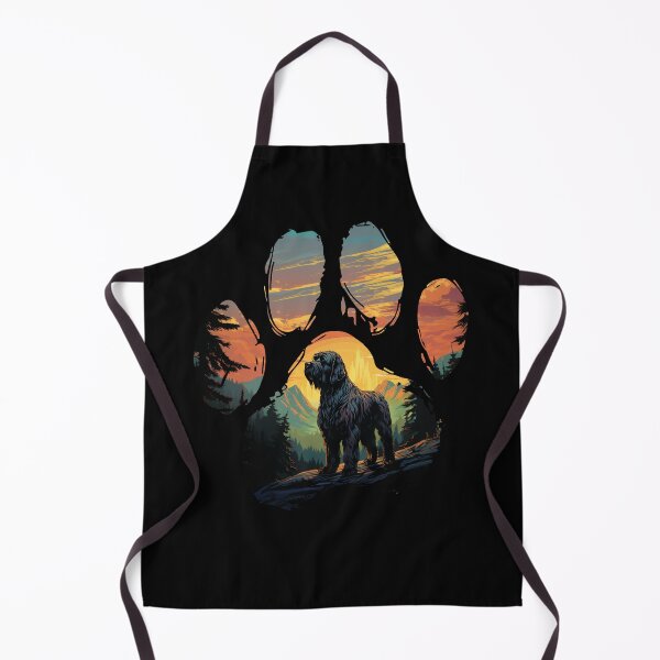 Item preview, Funny Giant Schnauzer Paw Synthwave Mountain Tree Mom Dad Kids designed and sold by rafaeltto.