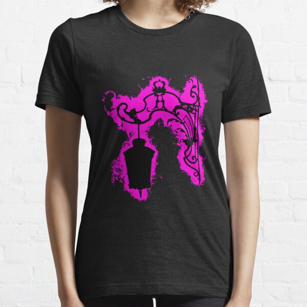 Silhouette lantern pink and black silhouette Essential T-Shirt