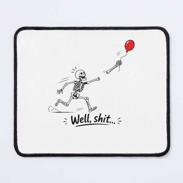Item preview, Skeleton Humor Lost Balloon Meme designed and sold by DarylPope.
