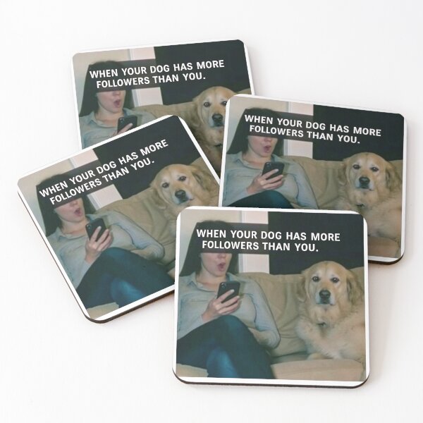 Item preview, Dog Has More Followers Meme designed and sold by stoyanovassg.