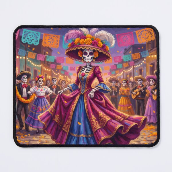 Item preview, La Catrina in the Marigold Procession designed and sold by RedPeaStudio.