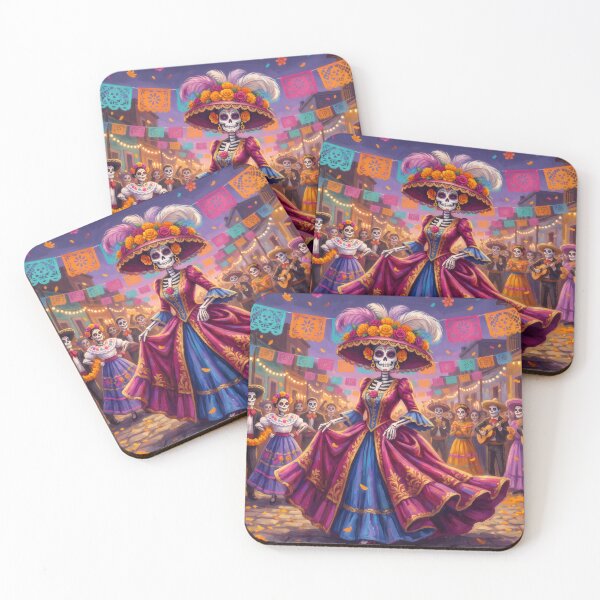 Item preview, La Catrina in the Marigold Procession designed and sold by RedPeaStudio.