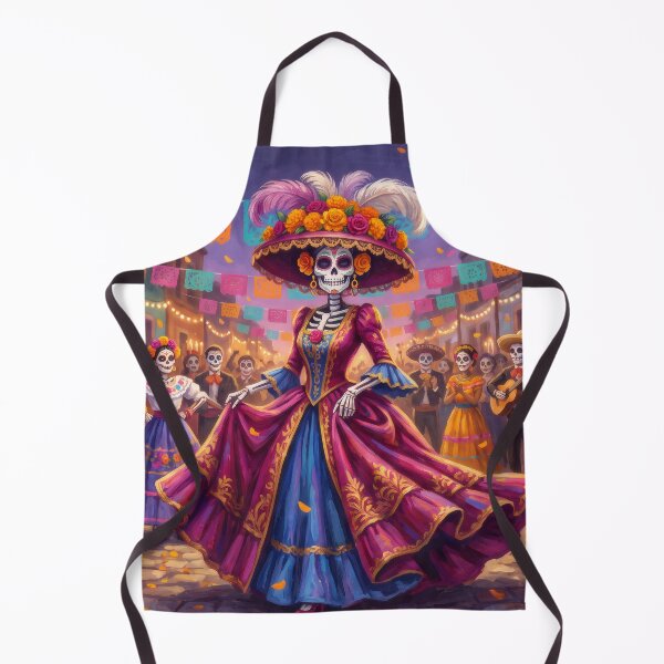 Item preview, La Catrina in the Marigold Procession designed and sold by RedPeaStudio.