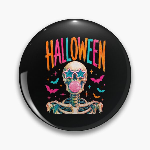 Item preview, Retro Halloween Skeleton with Bubblegum designed and sold by RDGNR.
