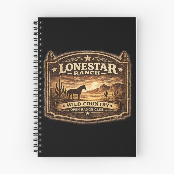 Item preview, LONESTAR RANCH – Wild Country Western Badge designed and sold by Anyshca.