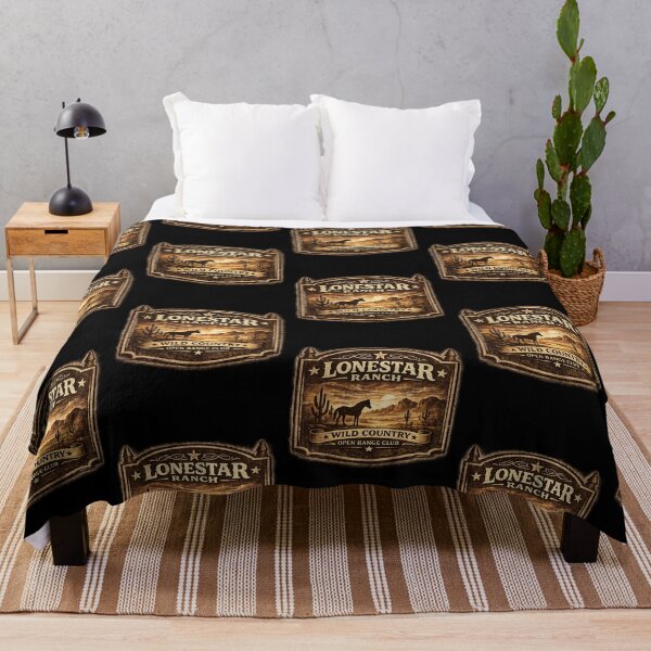 Item preview, LONESTAR RANCH – Wild Country Western Badge designed and sold by Anyshca.