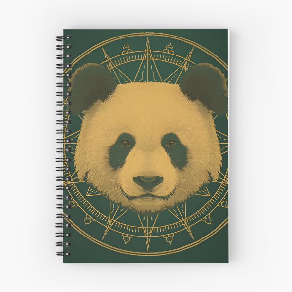 Item preview, Golden Panda Mandala Wall Art designed and sold by ameetlumiere.
