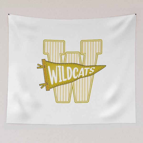 Item preview, Vintage Wildcat Pennant Mascot Lettering Design designed and sold by AlexReyes92810.