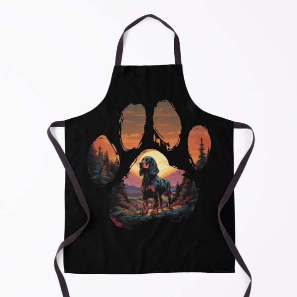 Item preview, Funny Gordon Setter Paw Synthwave Mountain Tree Mom Dad Kids designed and sold by rafaeltto.