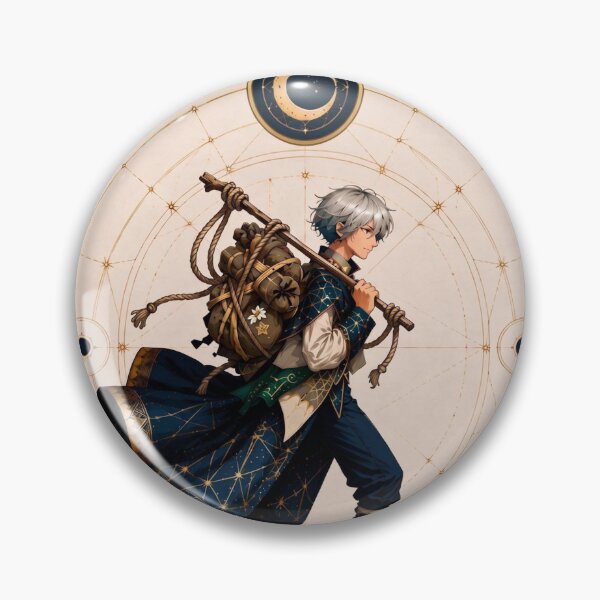 Item preview, The Fool Tarot Card Celestial Wanderer designed and sold by MythicMood.