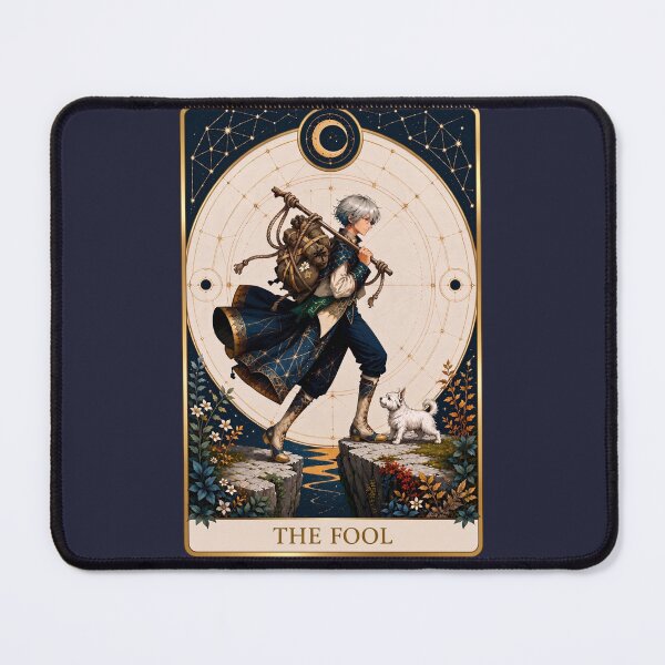 Item preview, The Fool Tarot Card Celestial Wanderer designed and sold by MythicMood.