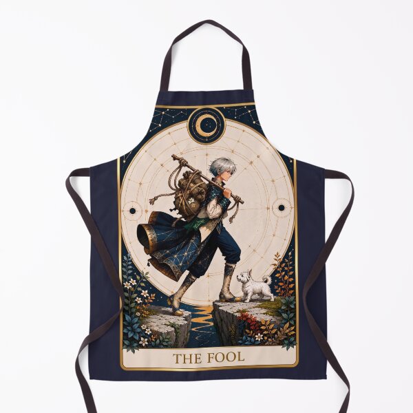 Item preview, The Fool Tarot Card Celestial Wanderer designed and sold by MythicMood.