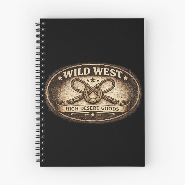 Item preview, WILD WEST – High Desert Goods Vintage Western Emblem designed and sold by Anyshca.