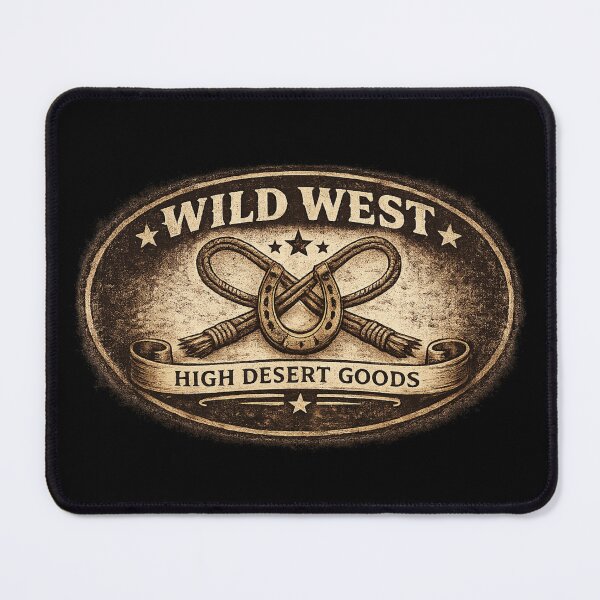Item preview, WILD WEST – High Desert Goods Vintage Western Emblem designed and sold by Anyshca.