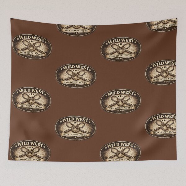 Item preview, WILD WEST – High Desert Goods Vintage Western Emblem designed and sold by Anyshca.