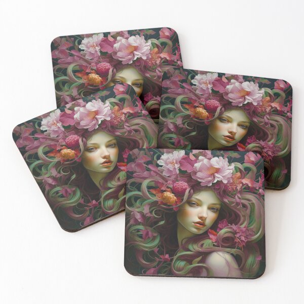 Item preview, Sci-Fi Princess: Female Growing Flowers From Her Head  designed and sold by DEC02.