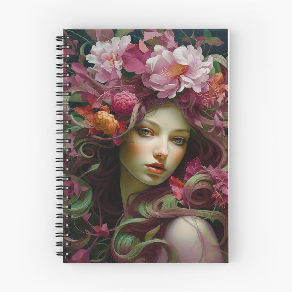 Item preview, Sci-Fi Princess: Female Growing Flowers From Her Head  designed and sold by DEC02.