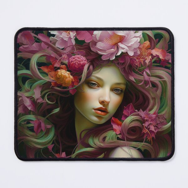 Item preview, Sci-Fi Princess: Female Growing Flowers From Her Head  designed and sold by DEC02.