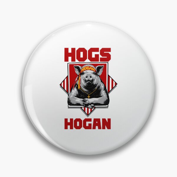 Item preview, Hogs Hogan Pig Wrestling Parody Retro Wrestling designed and sold by thefirstbroo.