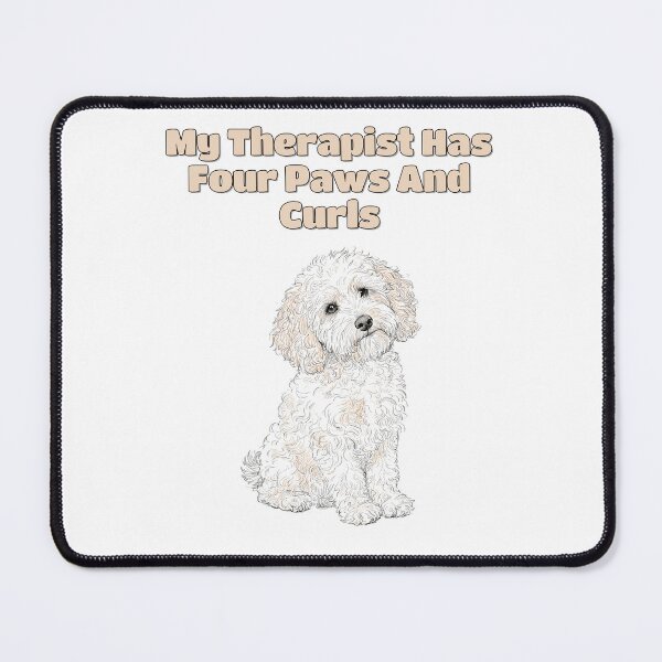 Item preview, Funny Goldendoodle Therapy Dog Owner Quote designed and sold by NatureUnleashed.