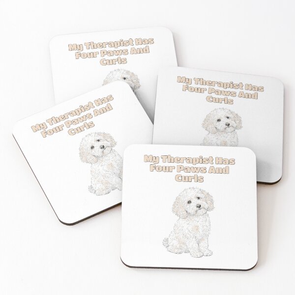 Item preview, Funny Goldendoodle Therapy Dog Owner Quote designed and sold by NatureUnleashed.