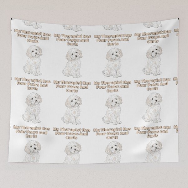 Item preview, Funny Goldendoodle Therapy Dog Owner Quote designed and sold by NatureUnleashed.