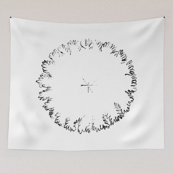 Item preview, Starburst Sketch Perimeter Tree Symbol Plan View designed and sold by zanaxxer.