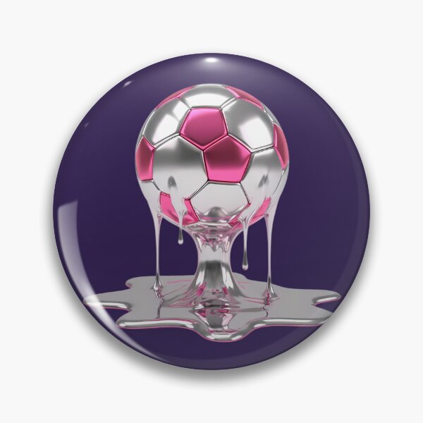 Item preview, Liquid Metallic Chrome Melting Soccer Ball Drip designed and sold by DripCultureLab.