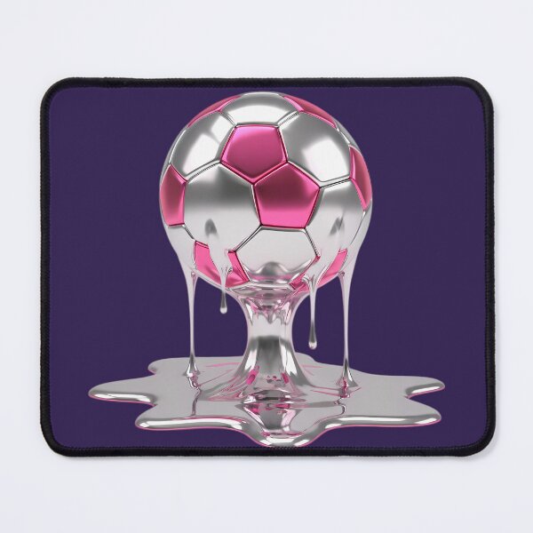Item preview, Liquid Metallic Chrome Melting Soccer Ball Drip designed and sold by DripCultureLab.