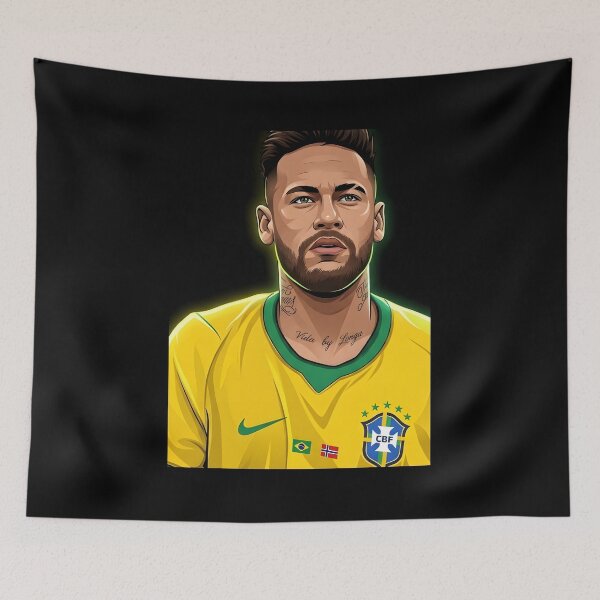 Item preview, Neymar vector art designed and sold by Rusdiii.