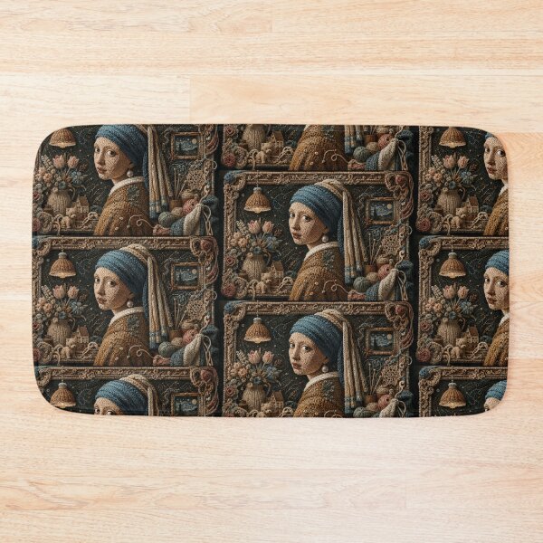 Item preview, Girl with a Pearl Earring — Embroidered Edition designed and sold by Iail Ioa.