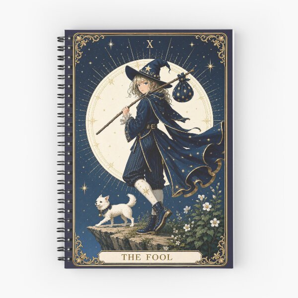 Item preview, The Fool Tarot Card Witch Celestial Magic designed and sold by MythicMood.