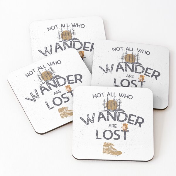 Item preview, Not All Who Wander Are Lost Hiking Camping Adventure designed and sold by AaryaGraphics.