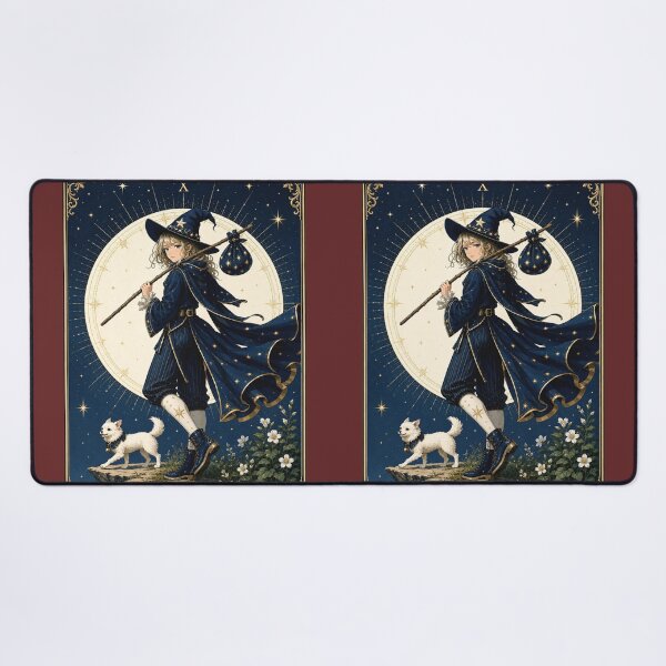 Item preview, The Fool Tarot Card Witch Celestial Magic designed and sold by MythicMood.