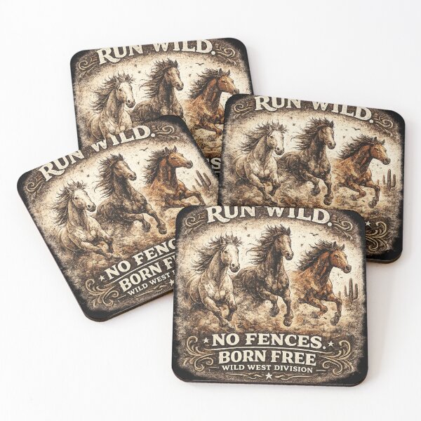 Item preview, Run Wild Vintage Horse Graphic | Wild West Cowboy Aesthetic designed and sold by Anyshca.