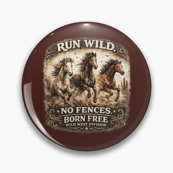 Item preview, Run Wild Vintage Horse Graphic | Wild West Cowboy Aesthetic designed and sold by Anyshca.