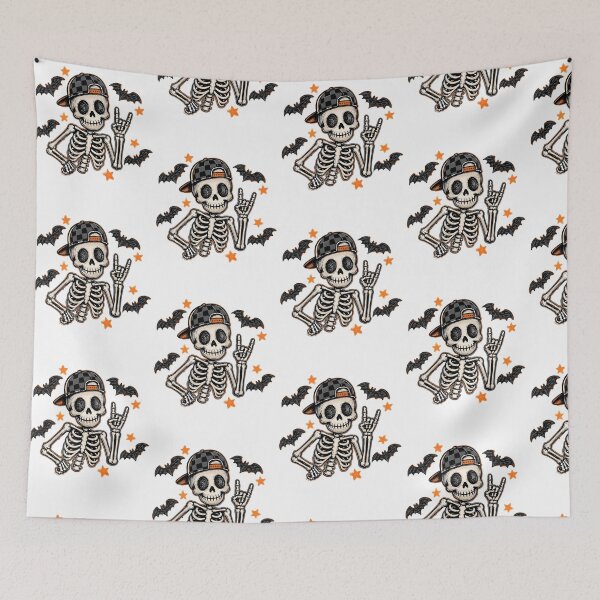 Item preview, Cool Skeleton in Cap Halloween Vibe designed and sold by DarylPope.
