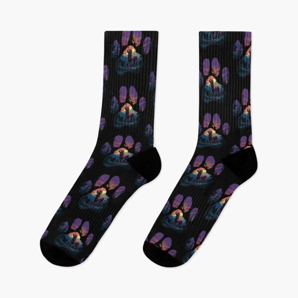 Item preview, Funny Irish Setter Paw Synthwave Mountain Tree Mom Dad Kids designed and sold by rafaeltto.