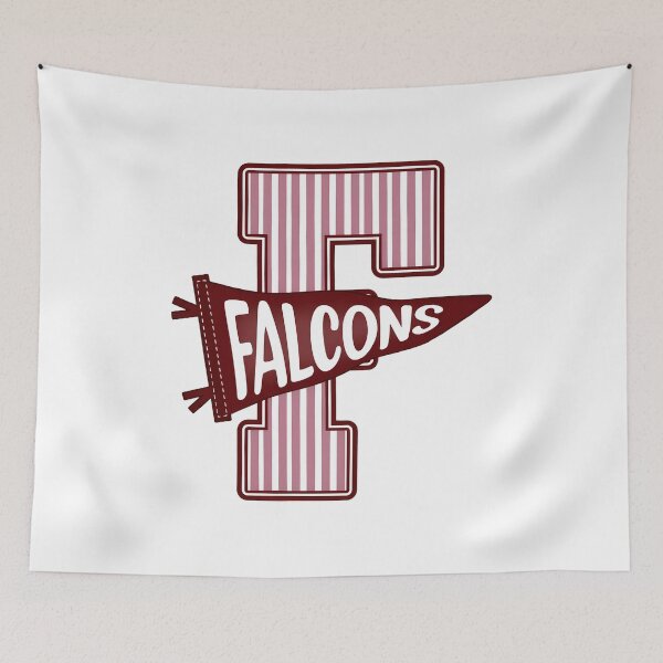 Item preview, Vintage Falcons Pennant Emblem With Striped Retro Style designed and sold by LisaDanie63314.
