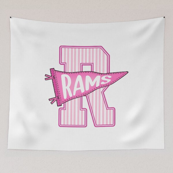 Item preview, Pink Varsity Initial Letter Preppy Pennant Design designed and sold by CrystalSt77002.