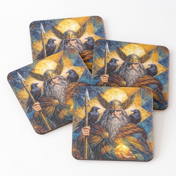 Item preview, Odin – Norse God of Wisdom and War Painting designed and sold by GalleryKauffeld.