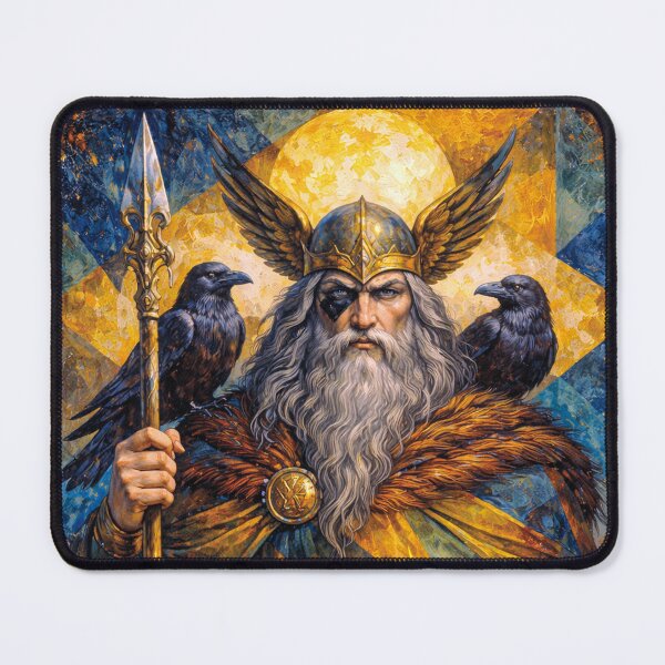 Item preview, Odin – Norse God of Wisdom and War Painting designed and sold by GalleryKauffeld.