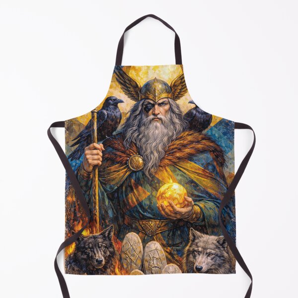 Item preview, Odin – Norse God of Wisdom and War Painting designed and sold by GalleryKauffeld.