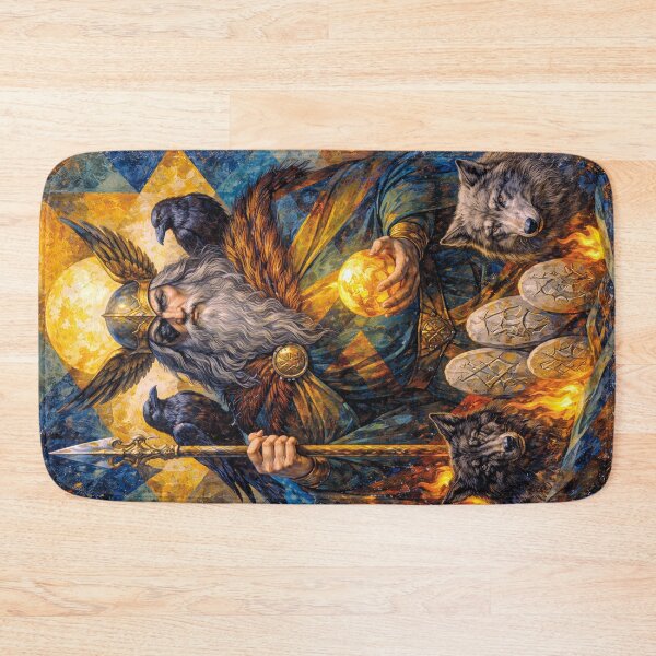 Item preview, Odin – Norse God of Wisdom and War Painting designed and sold by GalleryKauffeld.