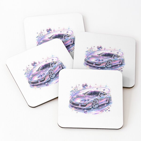 Item preview, Chrome Dream Car | Y2K Holographic Sticker designed and sold by blossomfun.