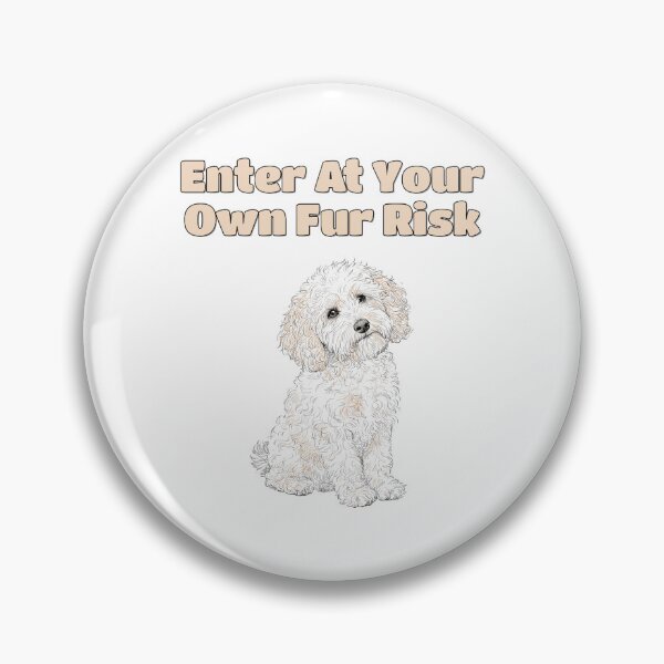 Item preview, Funny Goldendoodle Dog Hair Warning Humor Design designed and sold by NatureUnleashed.