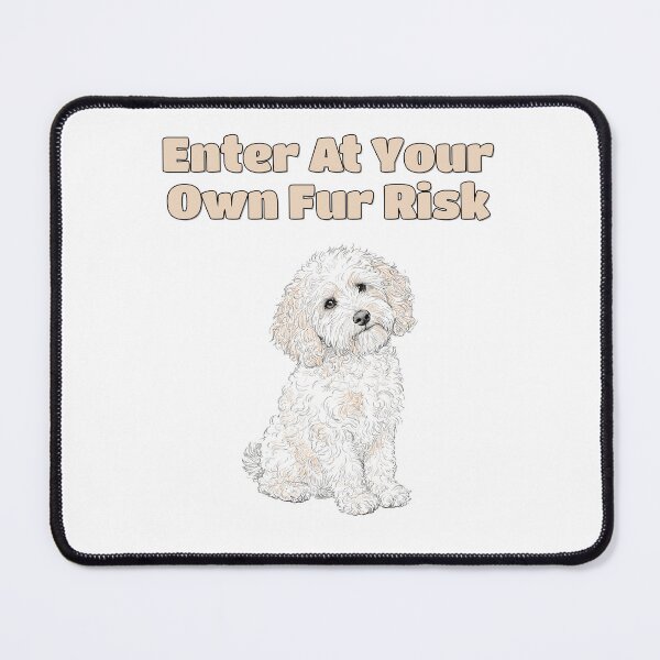 Item preview, Funny Goldendoodle Dog Hair Warning Humor Design designed and sold by NatureUnleashed.
