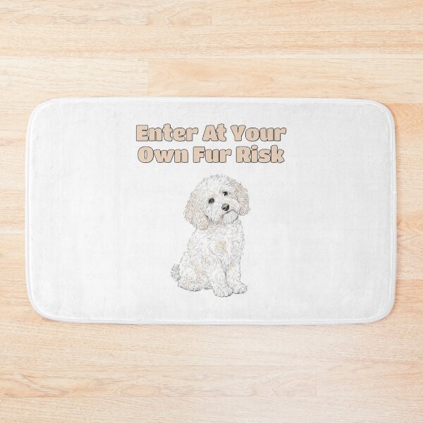 Item preview, Funny Goldendoodle Dog Hair Warning Humor Design designed and sold by NatureUnleashed.