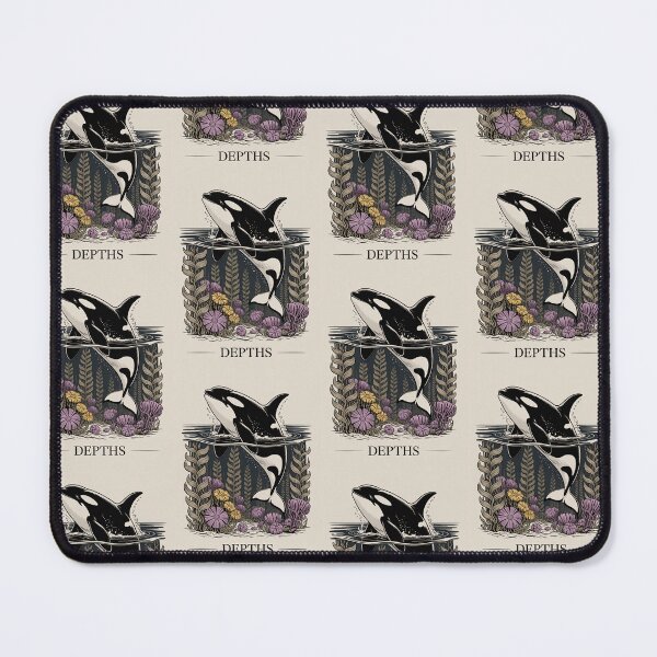 Item preview, Orca Whale Ocean Depths Illustration designed and sold by NuvoraNest.