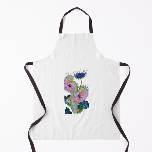 Item preview, Trippy Spiral Flowers and Fiddlehead Fern Art Alternative Title 2: The Electric Garden - Surreal designed and sold by Brandady.